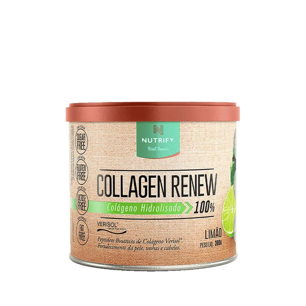 Nutrify Collagen Renew Limão Colágeno Hidrolisado 300G