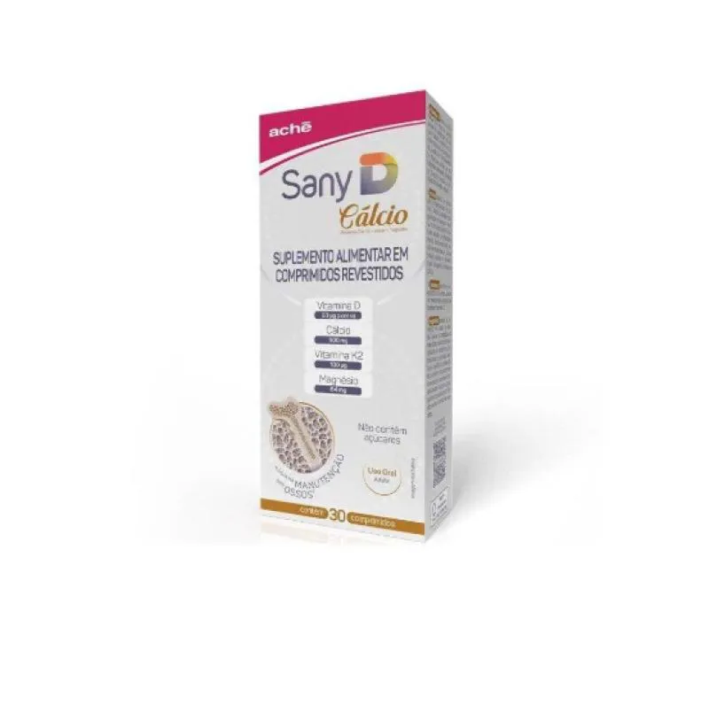 Sany D Cálcio Suplemento Alimentar 30Cpr + 5Cpr