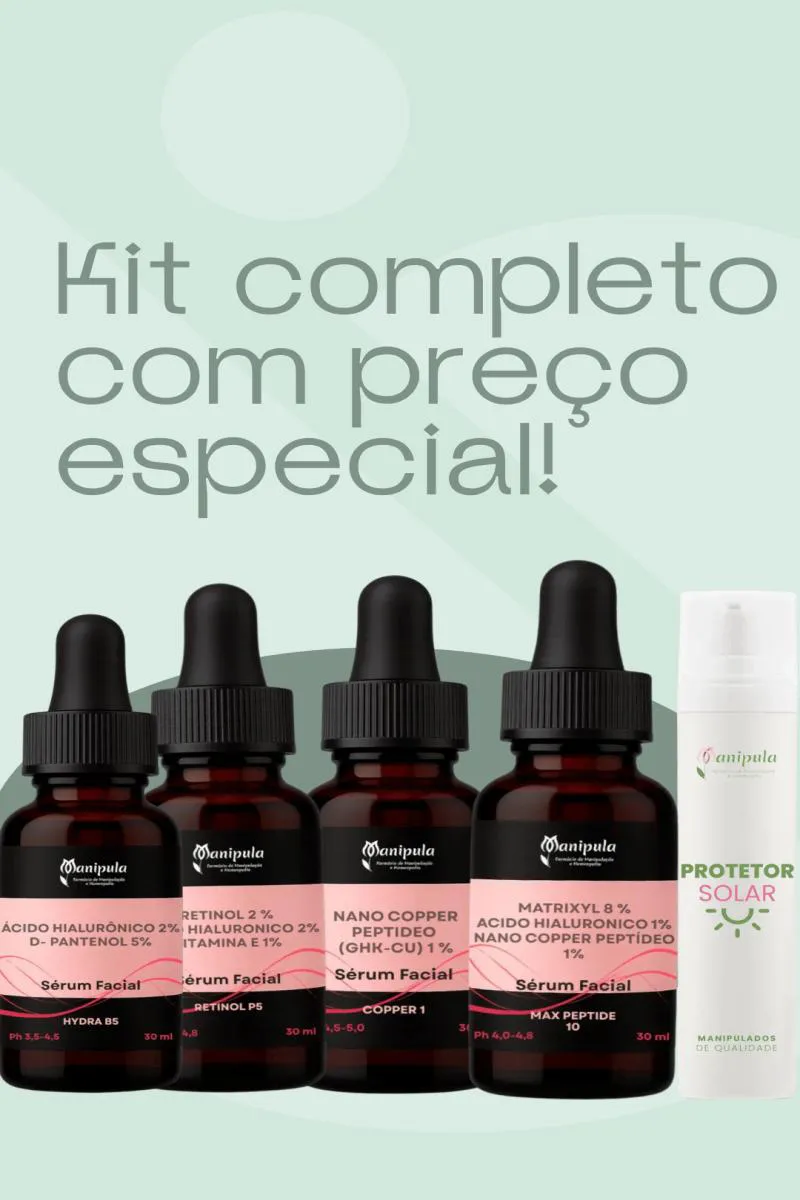 Kit Anti-Idade Completo - Quero Rejuvenescer Minha Pele!