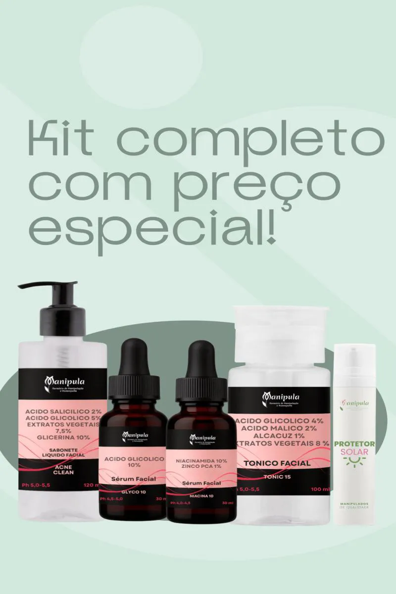 Kit Controle de Oleosidade e Acne - Controlar Minha Oleosidade Agora!