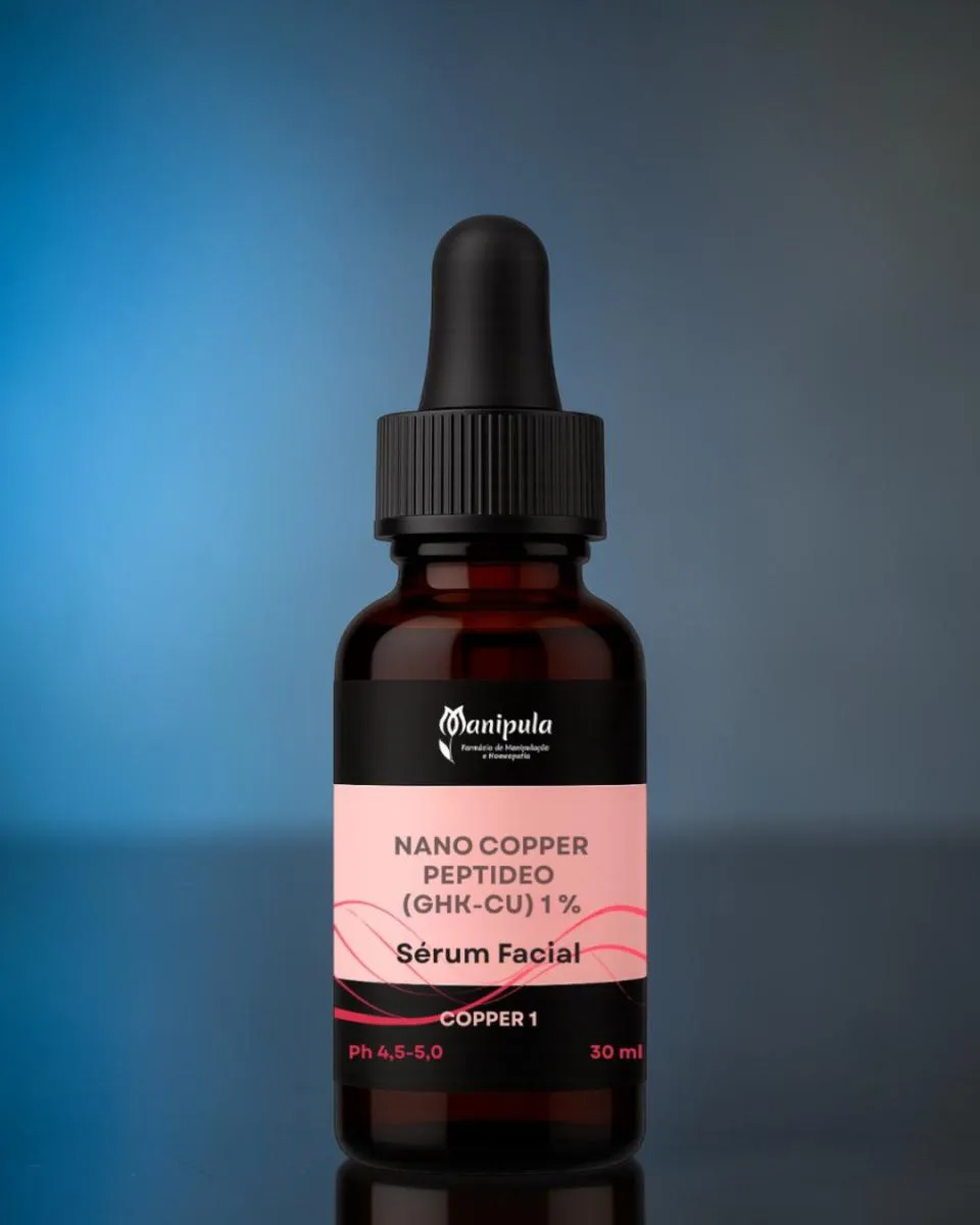 Sérum de Nano Copper Peptide (Ghk-Cu) 1% Regeneração e Firmeza | Copper 1 - 30 Ml