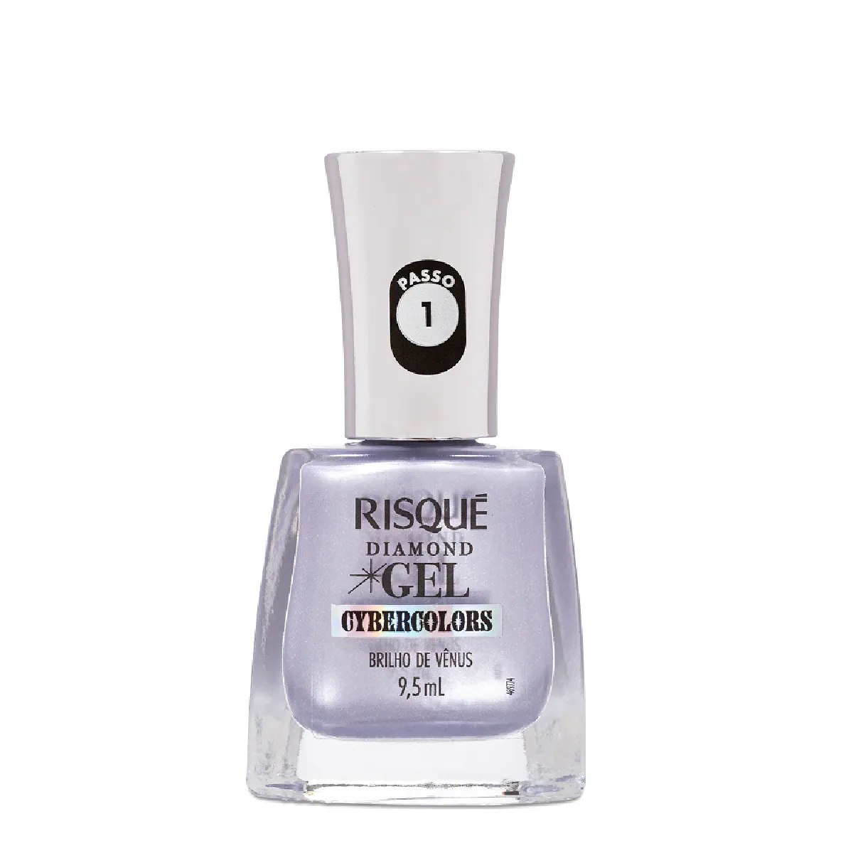 Esmalte Gel Risqué Diamond Cybercolors 9,5ml - Brilho de Venus