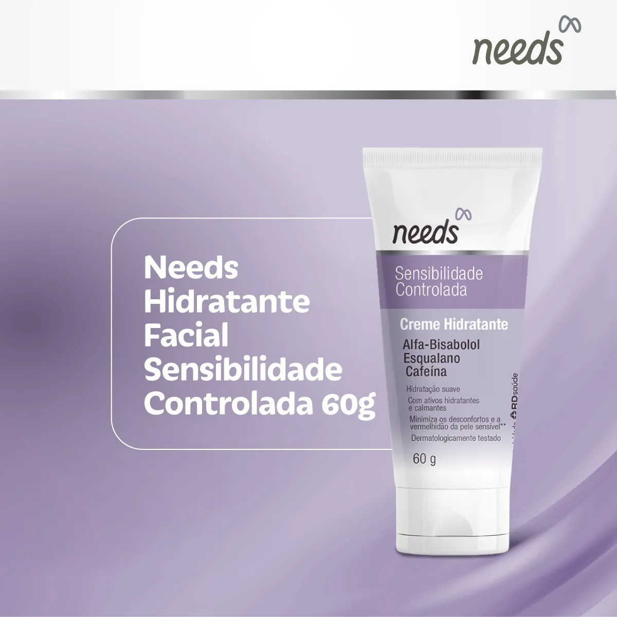 Creme Hidratante Facial Needs Peles Sensíveis 60g