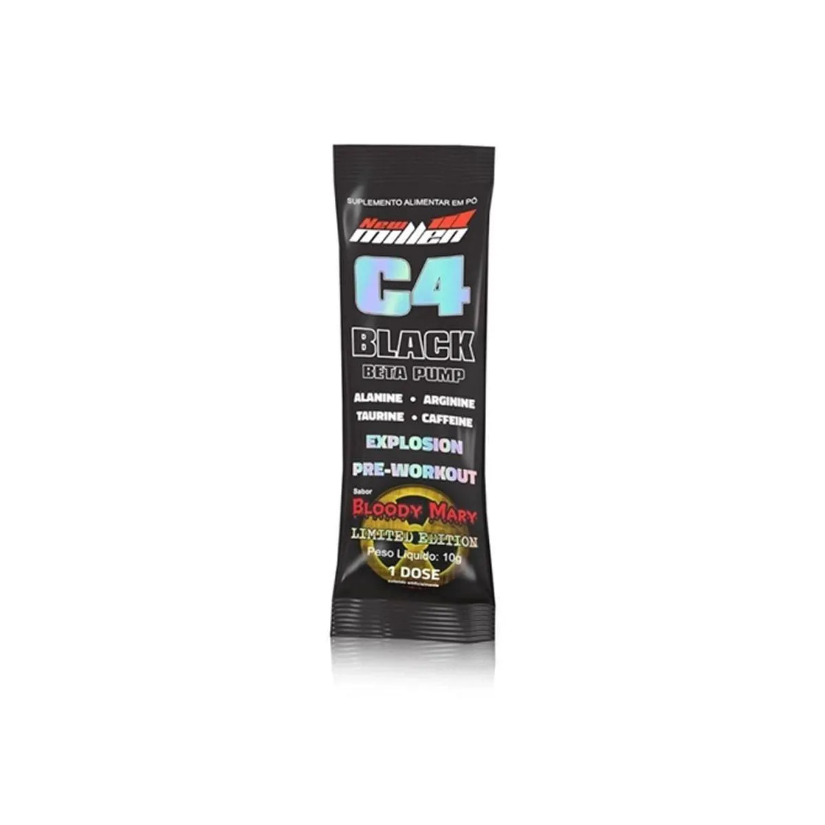 C4 Black Beta Pump - 1 Sachê 10G Bloody Mary - New Millen