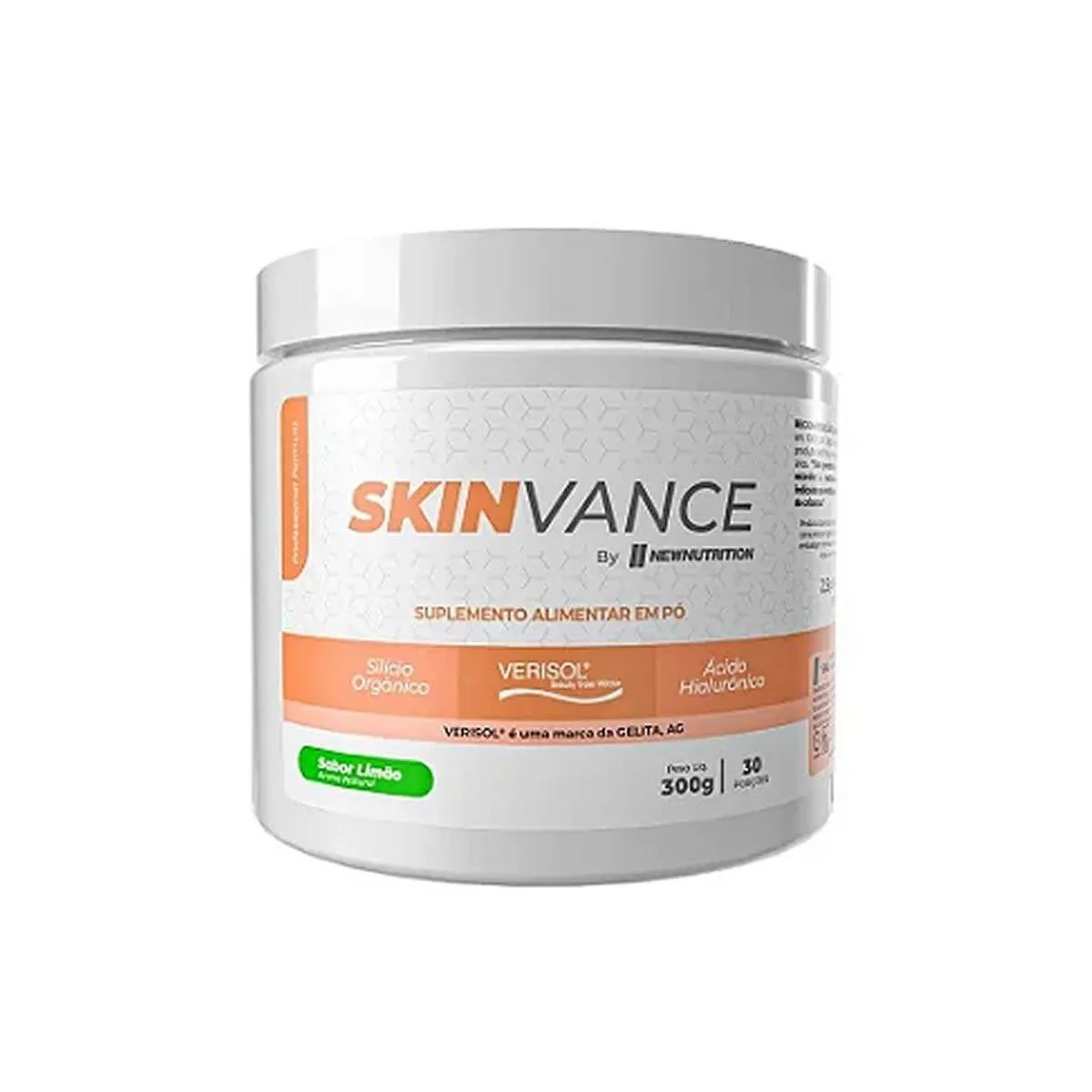 Colágeno Skinvance - 300G Limão - Newnutrition