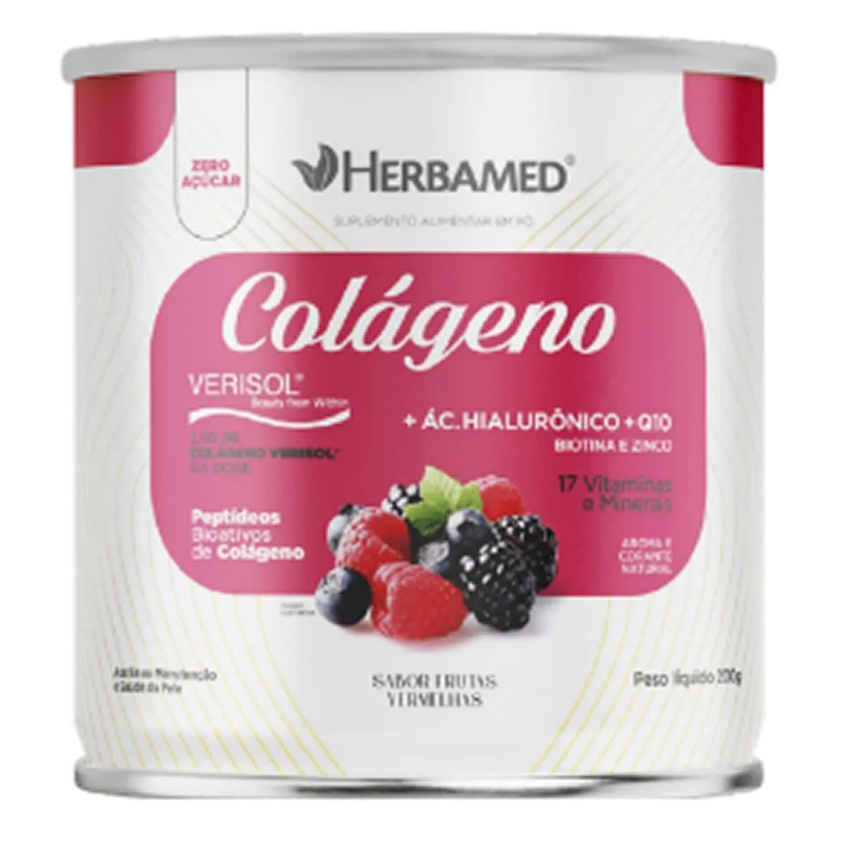 Colágeno Verisol - 200G Frutas Vermelhas - Herbamed