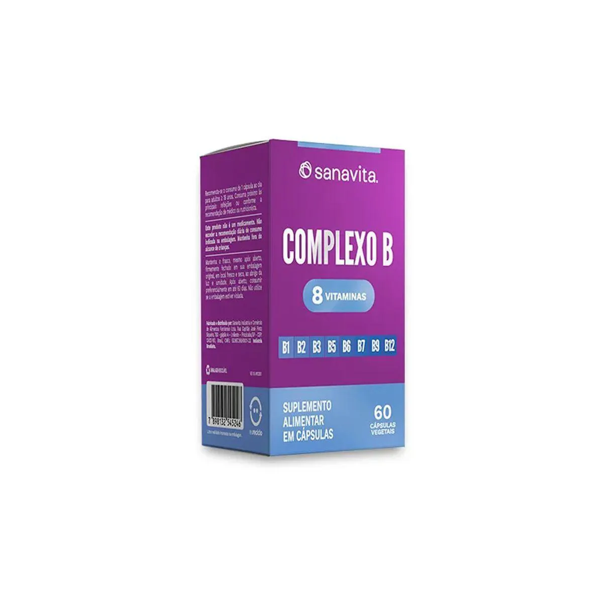 Complexo B - 60 Cápsulas - Sanavita