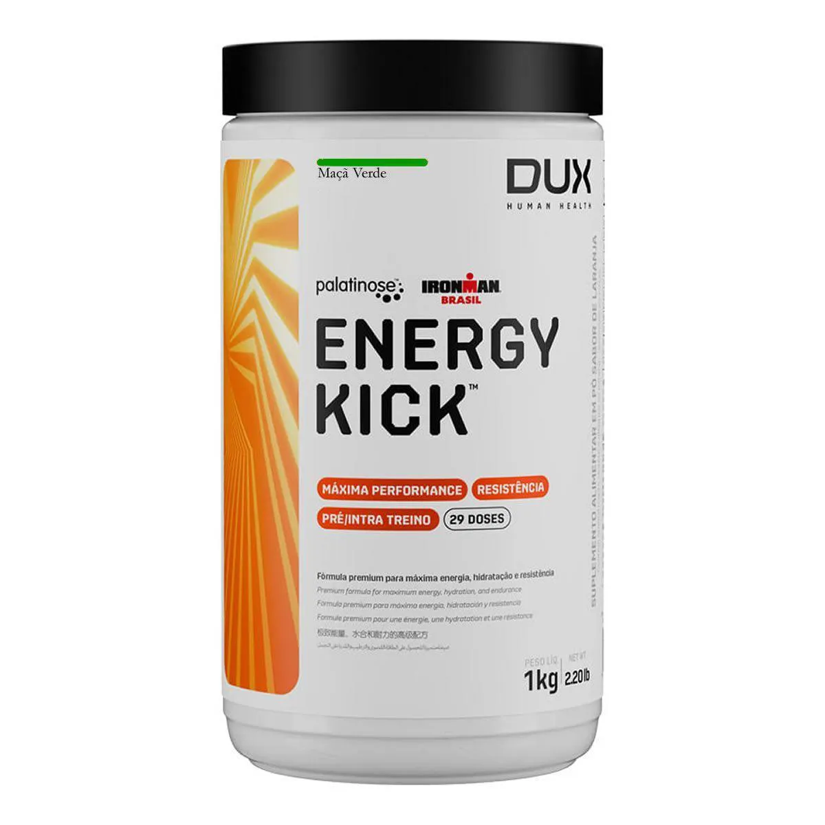 Energy Kick - 1000G Maçã Verde - Dux Nutrition