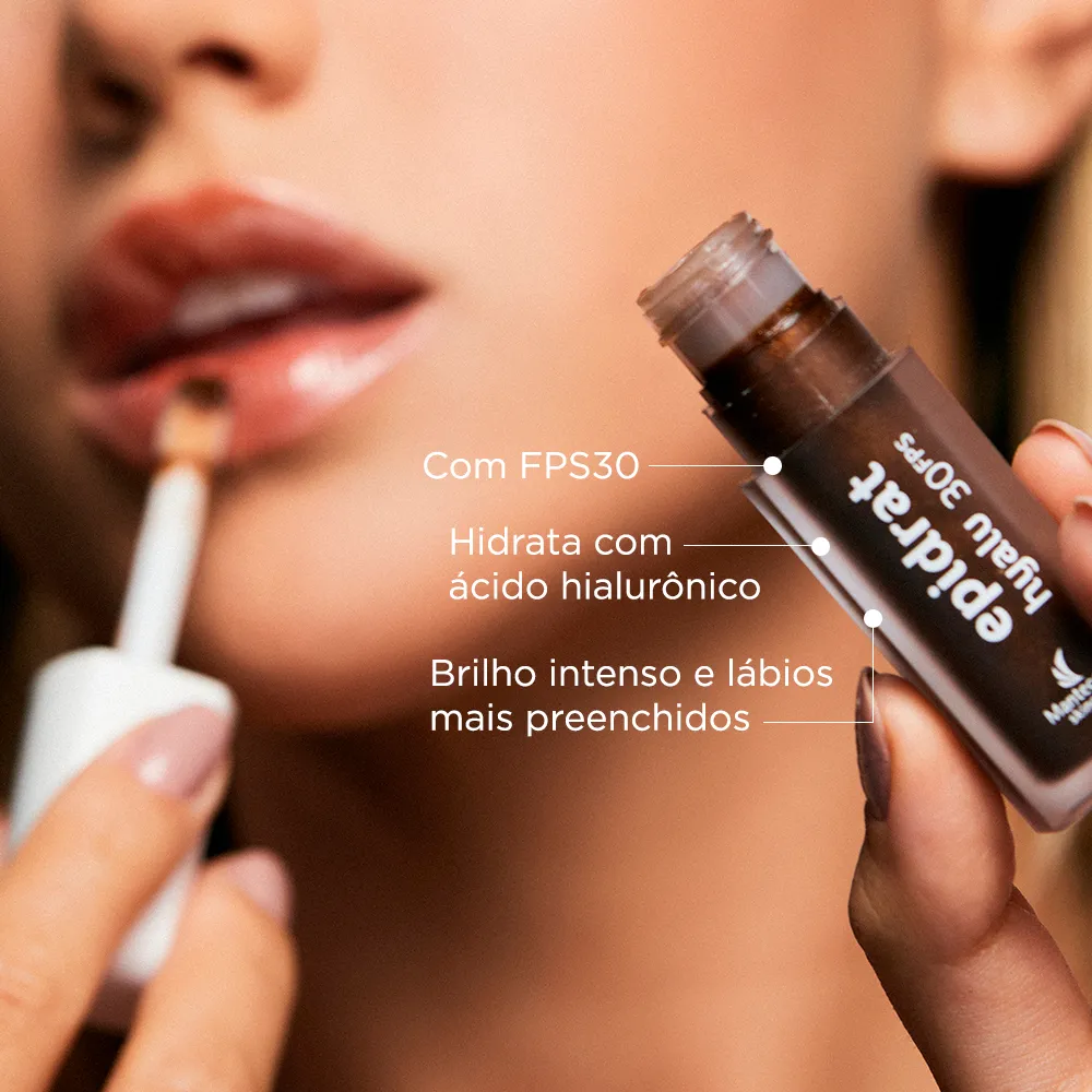 Kit C/ 3 Lip Oil - Epidrat Hyalu Choco
