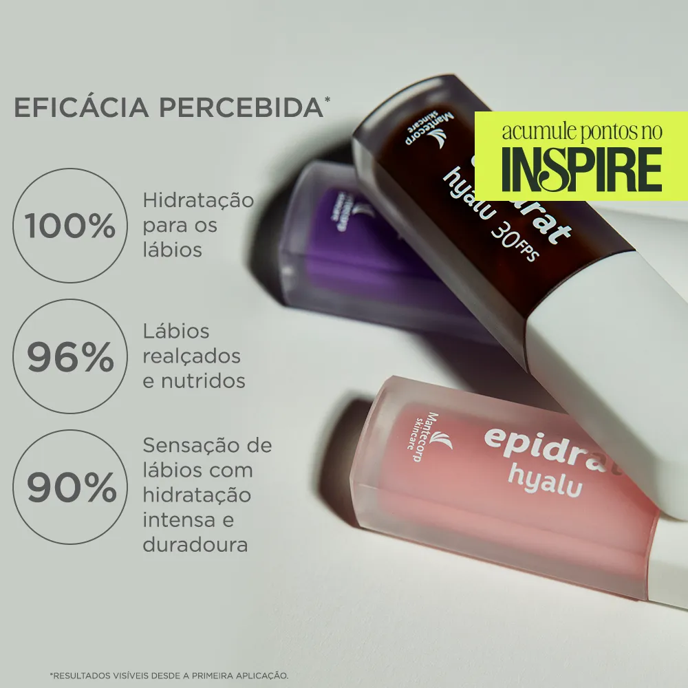 Kit C/ 3 Lip Oil - Epidrat Hyalu Berry