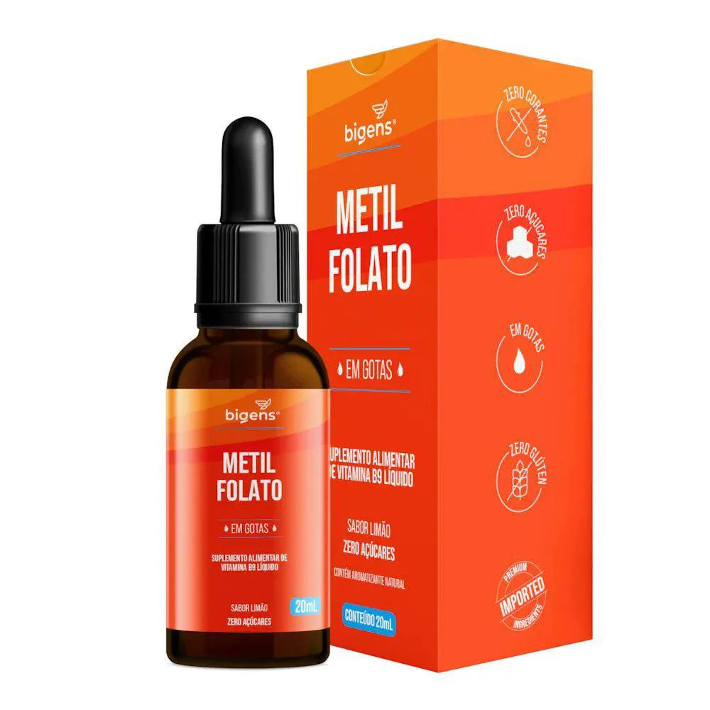 Bigens Vitamina B9 Metil Folato Metilfolato 20ml