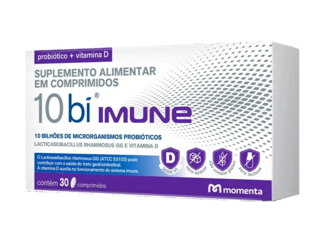 10Bi Imune Suplemento Alimentar Momenta 30Cpr