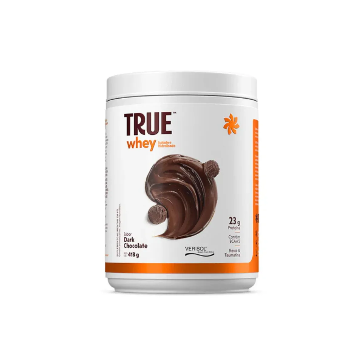 Whey Protein Isolado e Hidrolisado True Dark Chocolate 418g