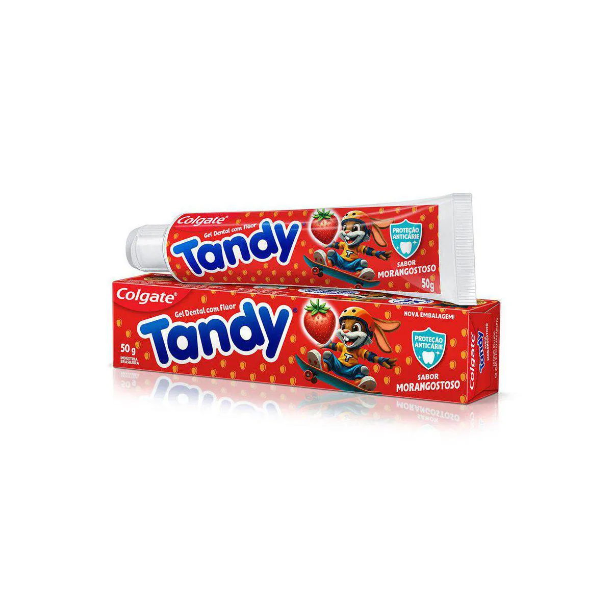 Pasta de Dente Colgate infantil Tandy Morangostoso com 50g