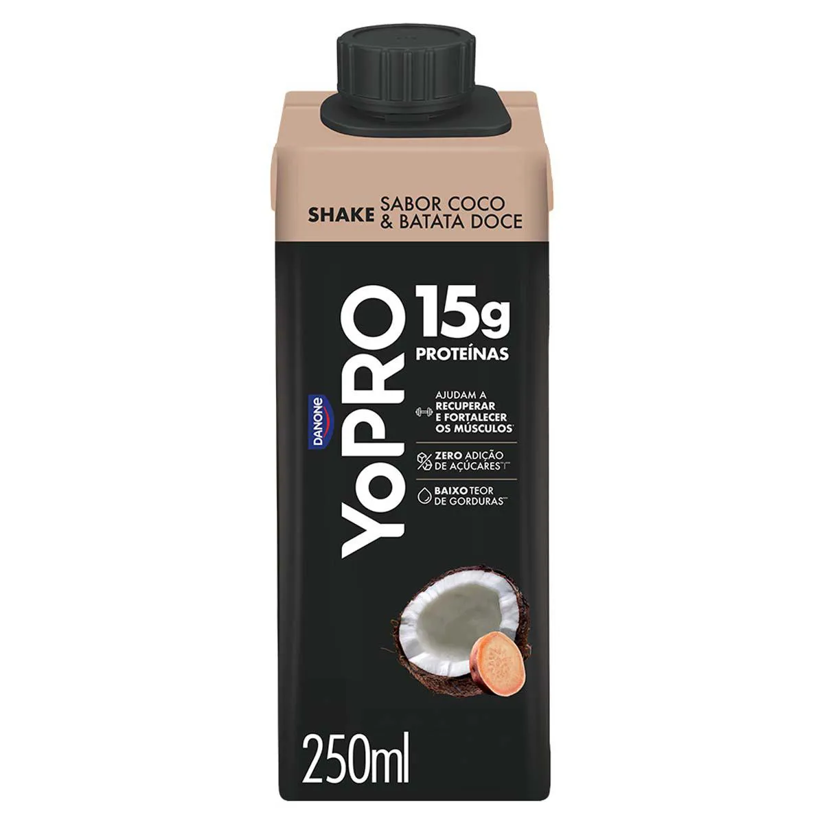 YoPRO Bebida Láctea UHT Coco com Batata-Doce 15g de Proteínas 250ml