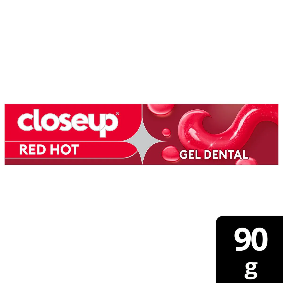 Gel Dental Closeup Proteção 360° Fresh Red Hot 90g