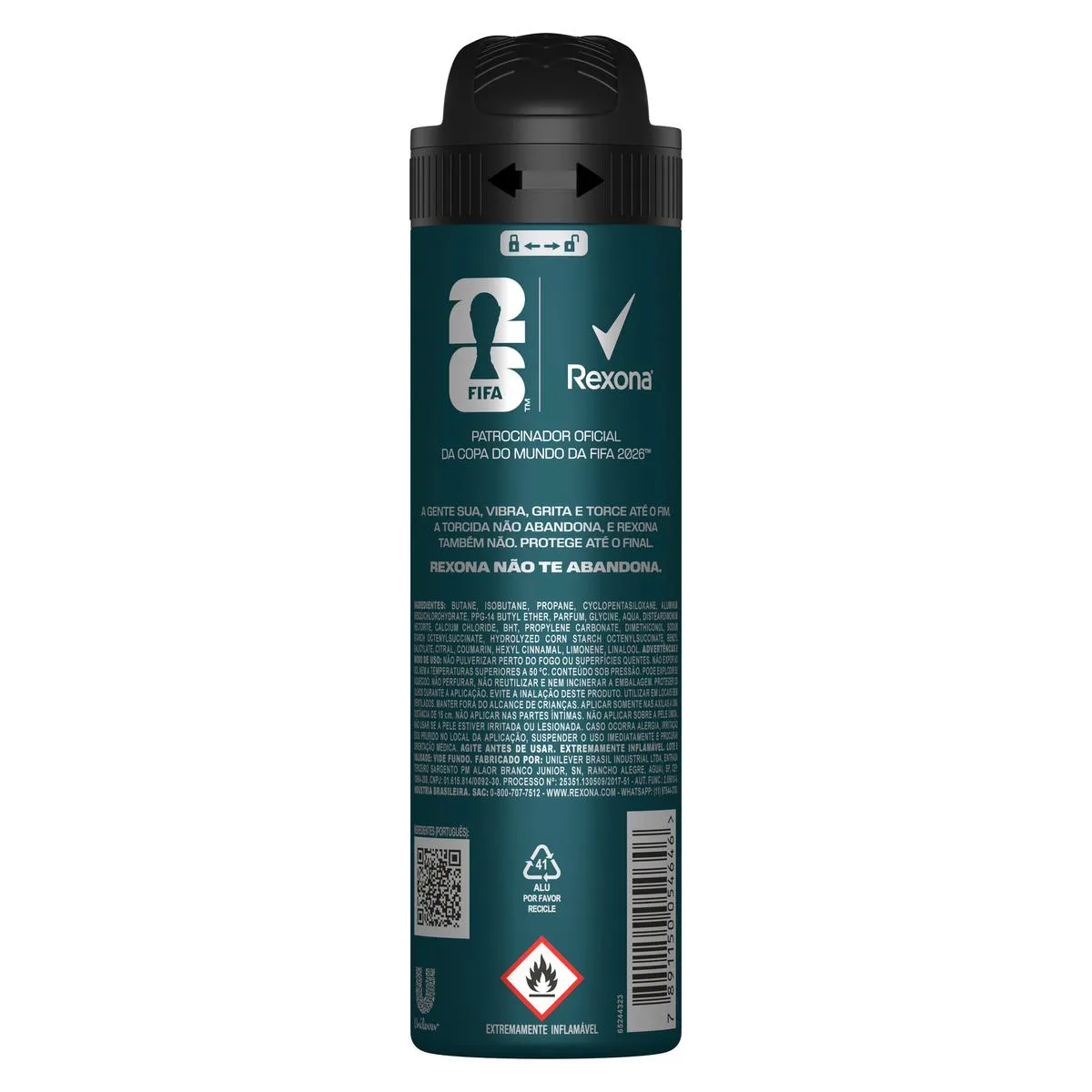 Desodorante Antitranspirante Aerosol Rexona Men Impacto 72h 150ml