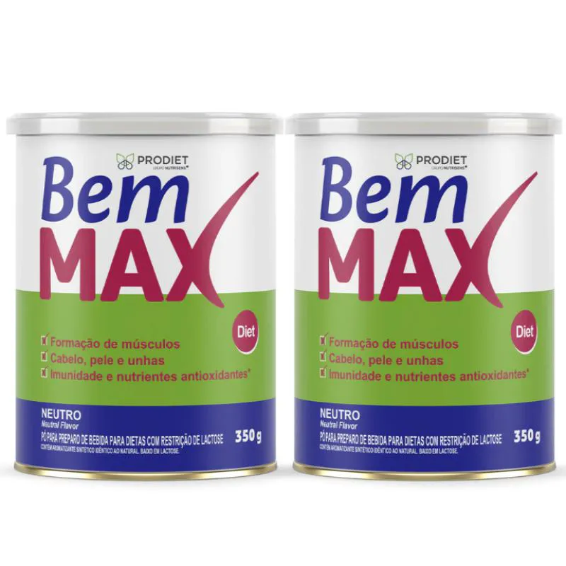 Kit C/ 2 Bem Max Sabor Neutro - Lata 350 Gr