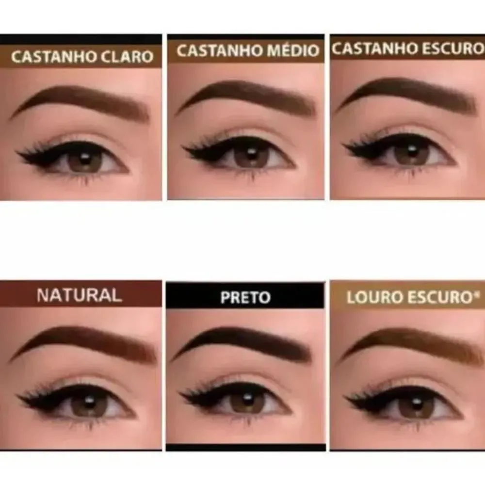 Henna Pronta para Sobrancelhas Indiana Beauty Castanho Escuro