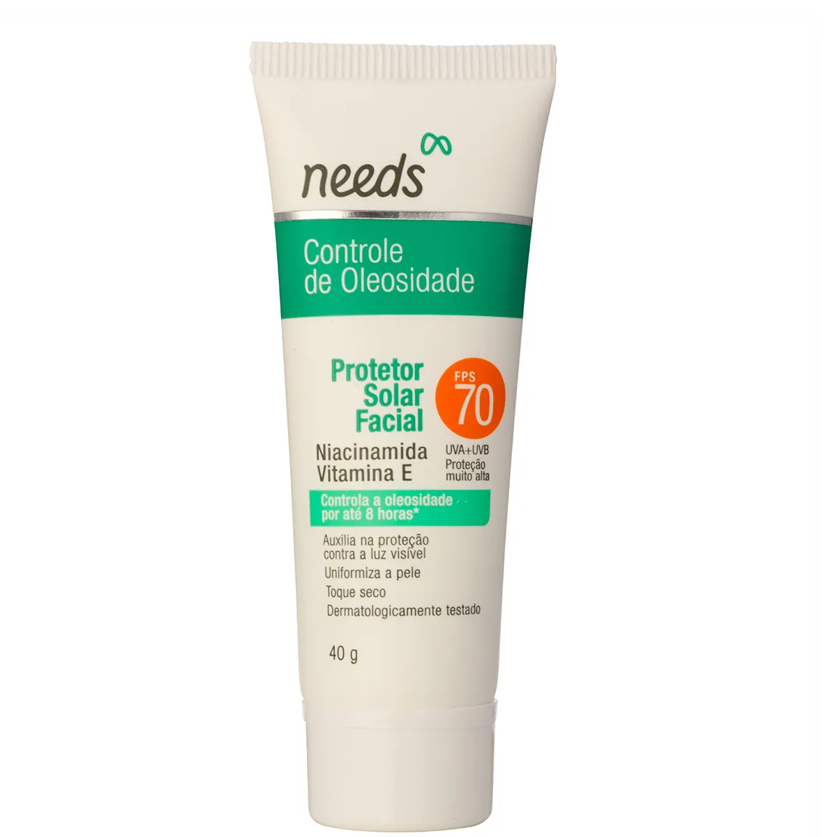 Kit Facial Needs Protetor Solar FPS 70 40g + Gel de Limpeza 60g