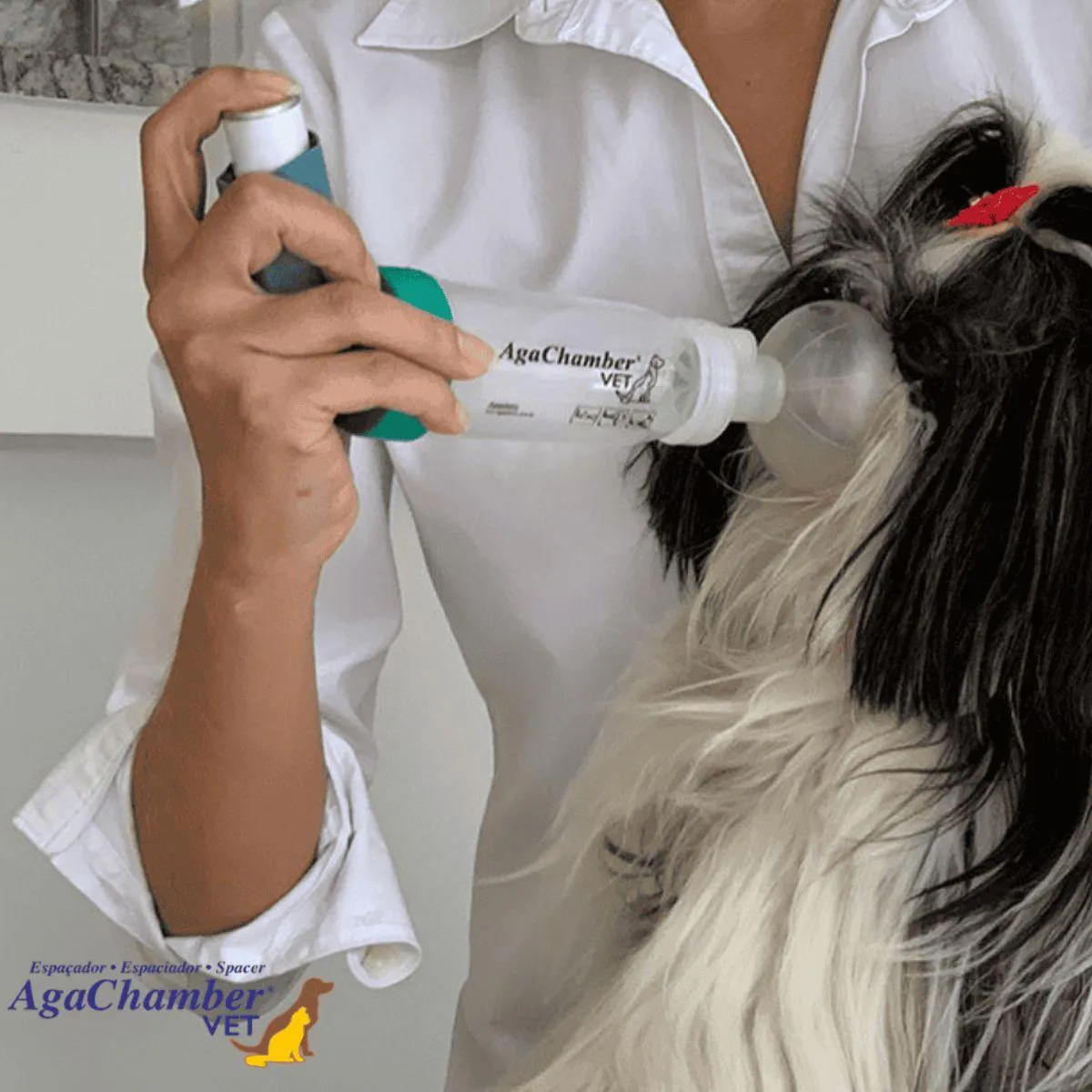 Espacador Agachamber Veterinario M/G - Cães e Gatos - Agpmed
