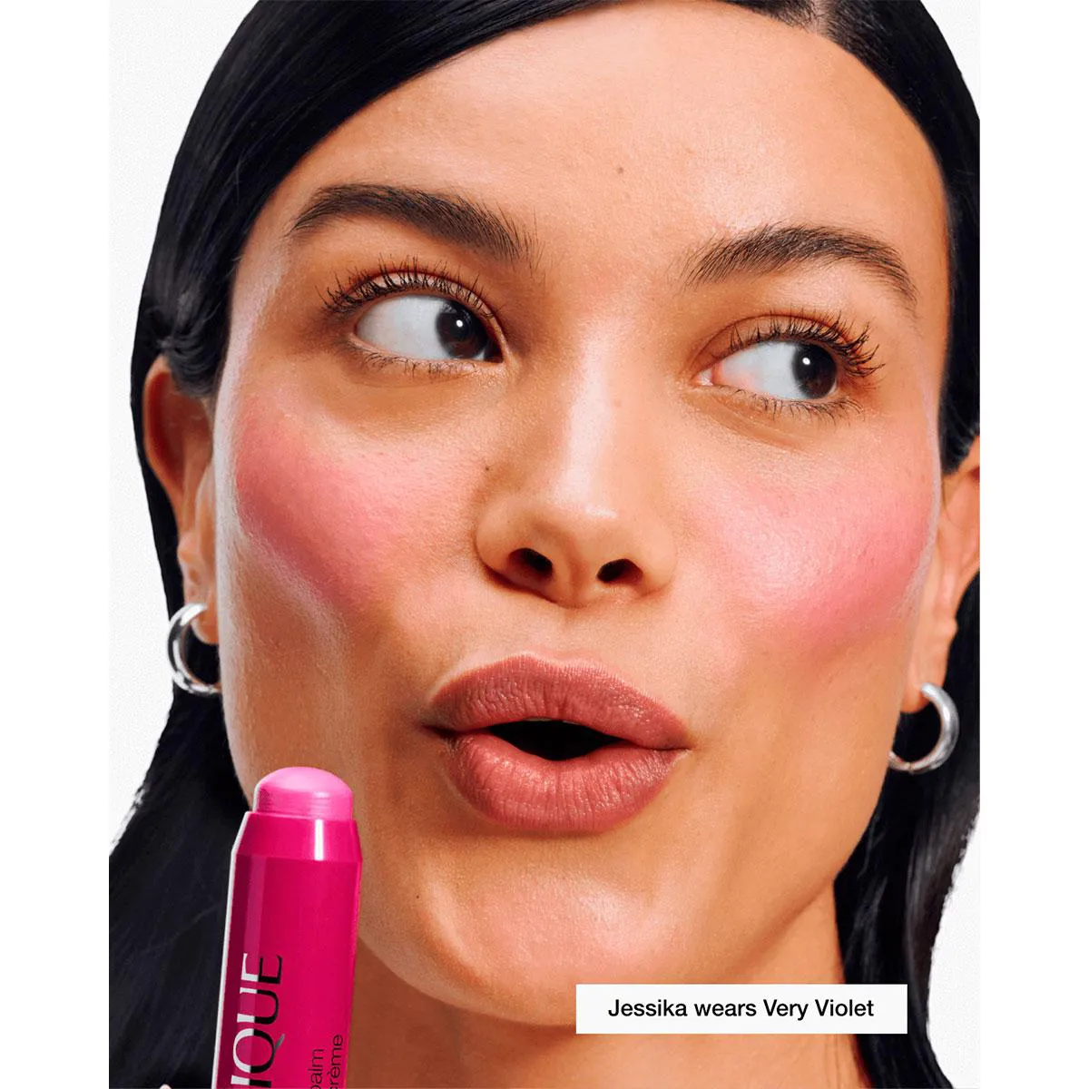 Blush em Batsão Clinique Chubby Stick 6g - Very Violet