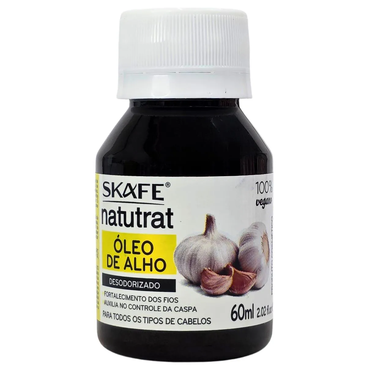 Óleo de Alho Capilar 100% Vegano Natutrat Skafe 60Ml