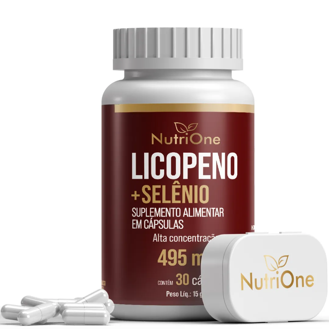 Licopeno 8mg + Selênio 30 Cápsulas  - Nutrione
