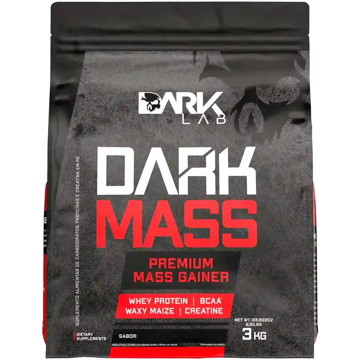 Hipercalorico Dark Mass 3Kg Dark Lab Sabor Chocolate