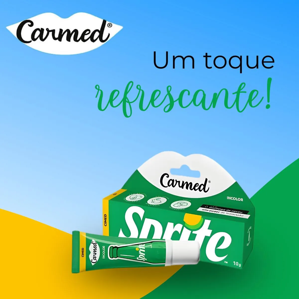 Carmed Protetor Labial Sprite Sabor Limão - 10G