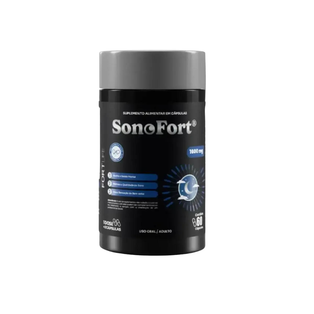 Sonofort 1600Mg  Fortlife -  60 Cápsulas