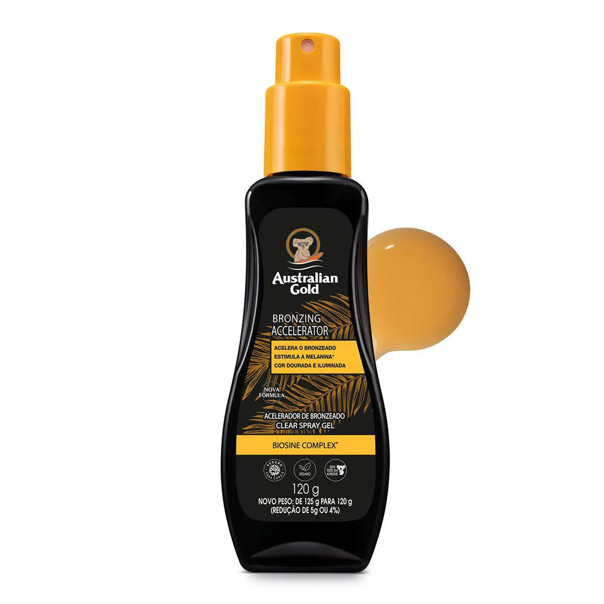 Acelerador de Bronzeado Australian Gold Clear Spray Gel 120g