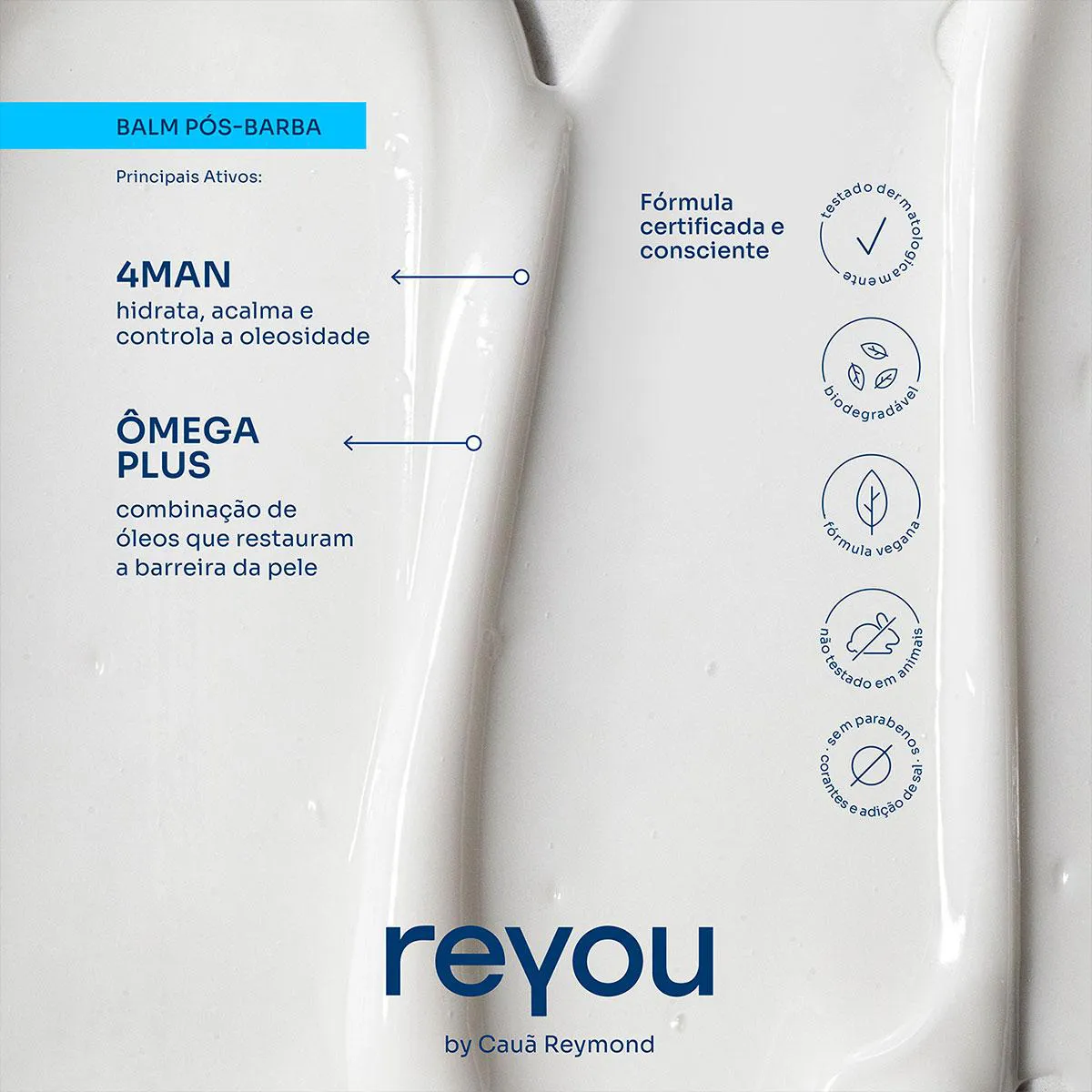 Balm Pós-Barba Reyou 120g