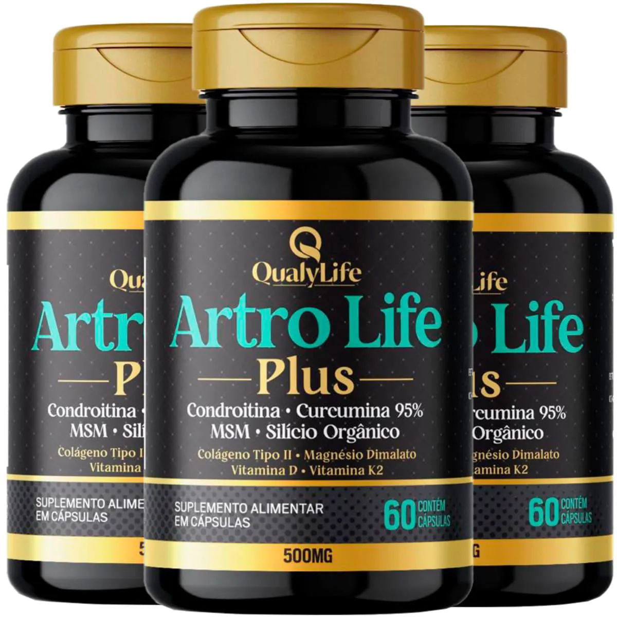 Colágeno Tipo 2 Artro Life Plus 3 X 60 cápsulas Qualylife