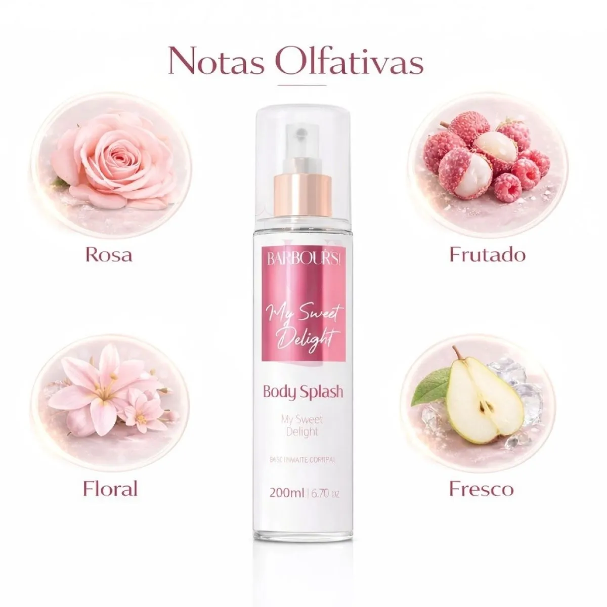 Body Splash Barbous Beauty My Sweet Delight 200ml