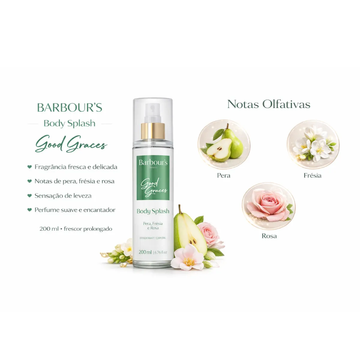 Body Splash Barbous Beauty Good Graces 200ml