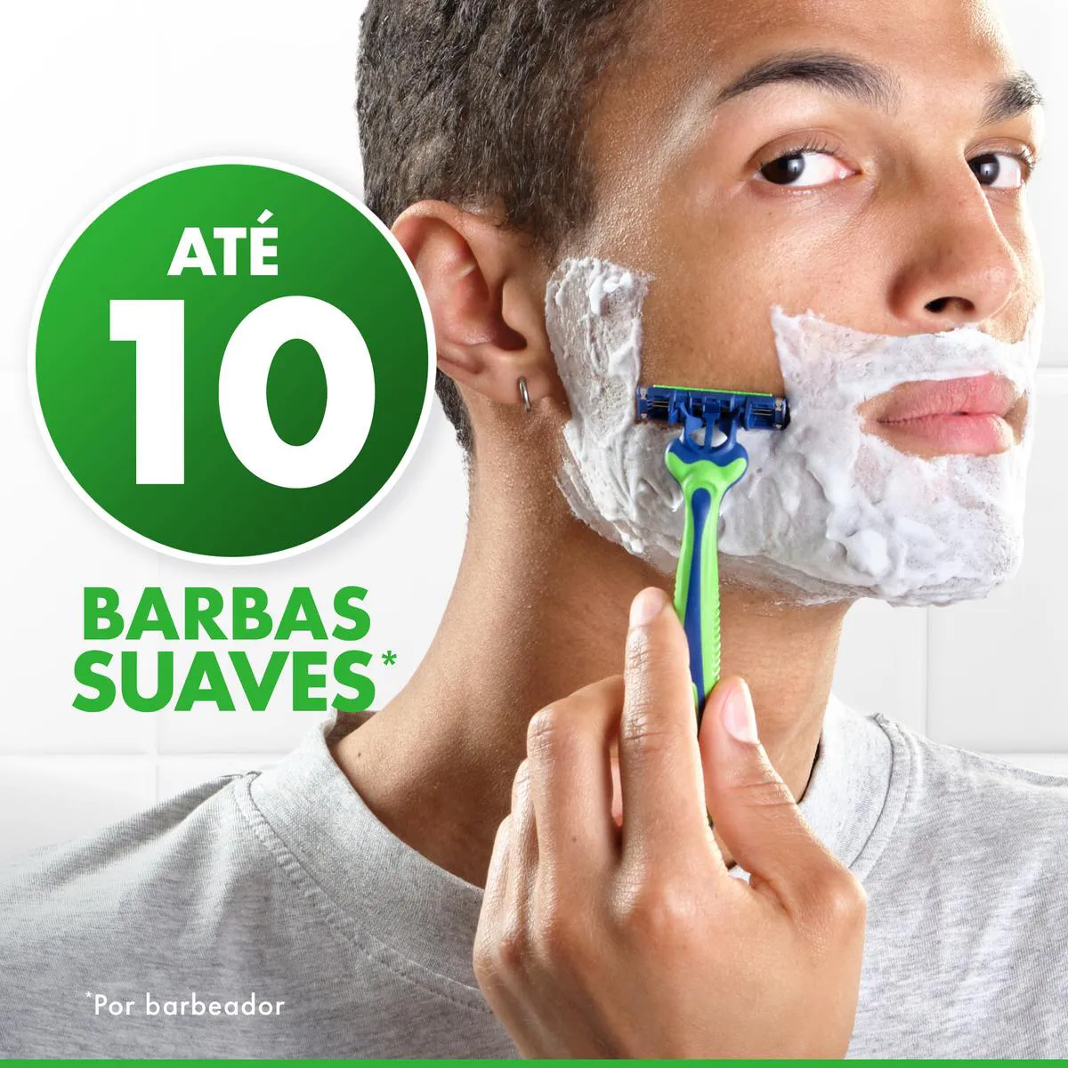 Aparelho de Barbear Gillette Prestobarba 3 Sensitive Aloe Vera 8 unidades