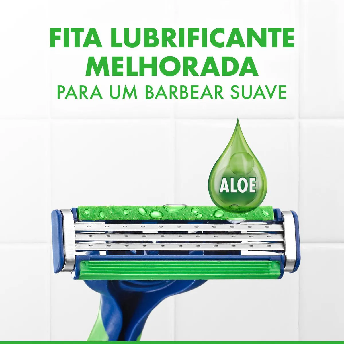 Aparelho de Barbear Gillette Prestobarba 3 Sensitive Aloe Vera 8 unidades