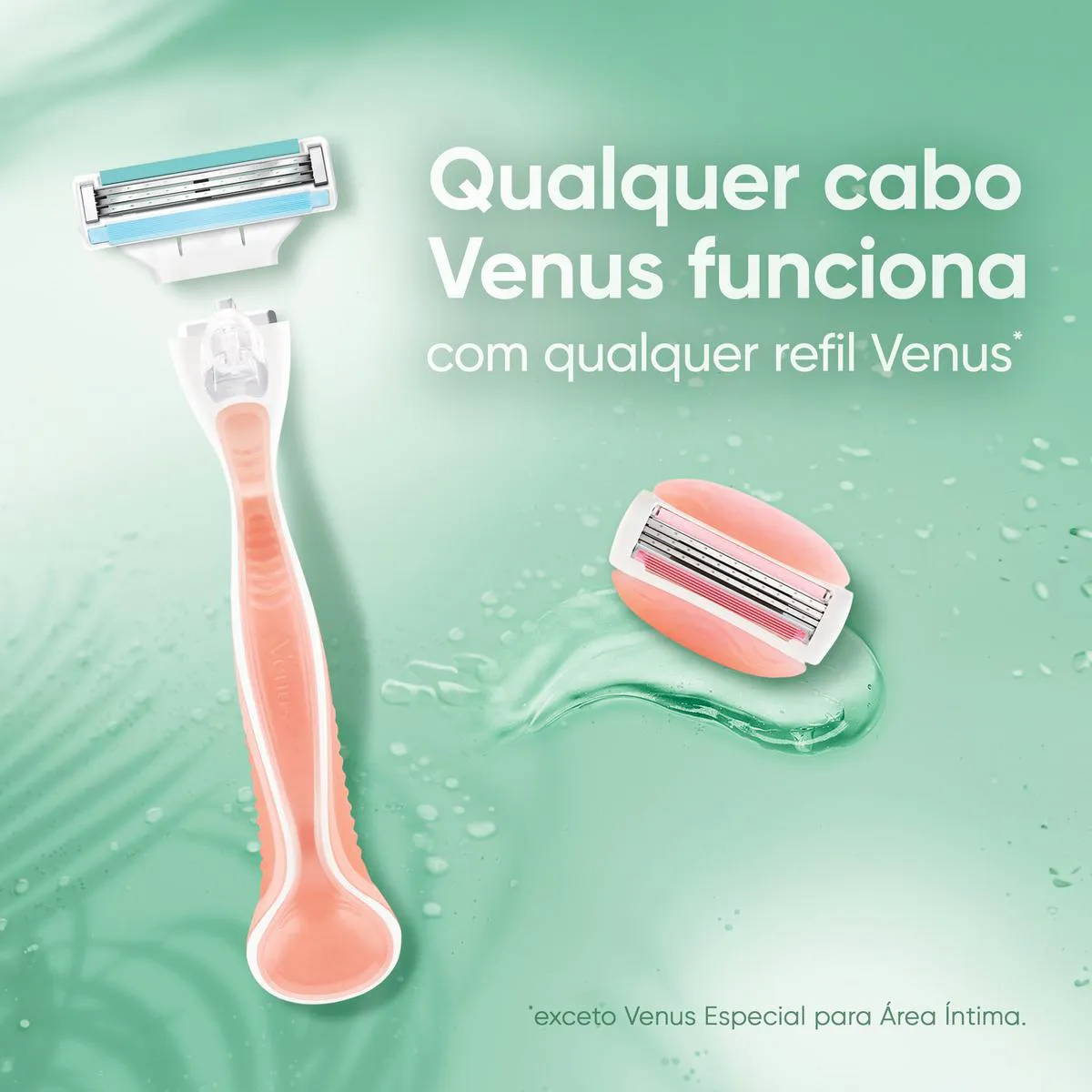 Carga para Aparelho de Depilar Gillette Venus Pele Sensível 8 unidades