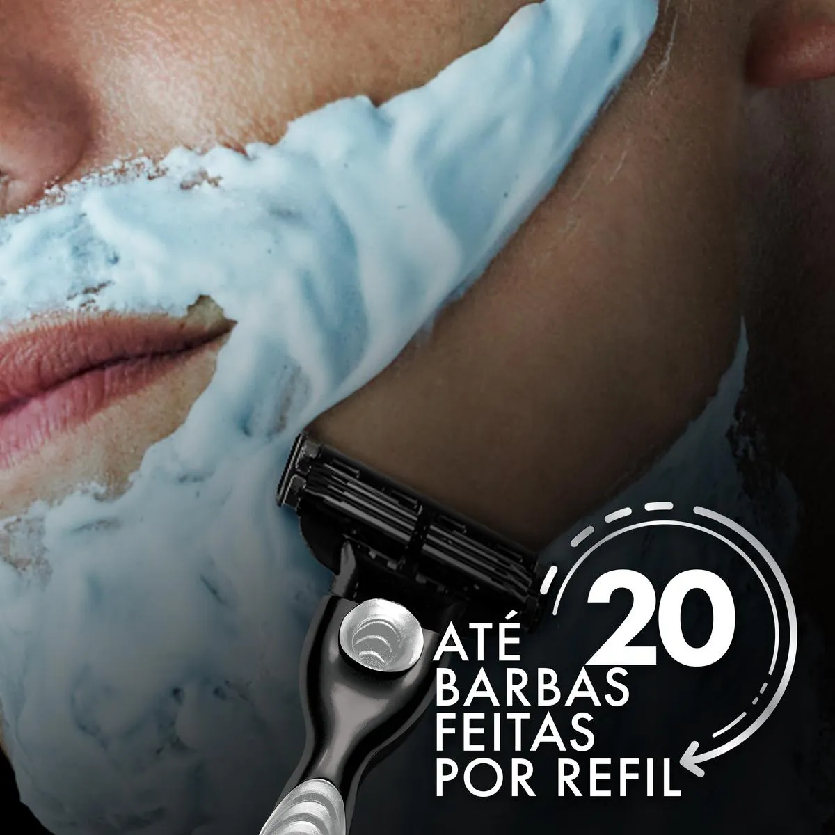 Aparelho de Barbear Gillette Mach3 com 1 Unidade