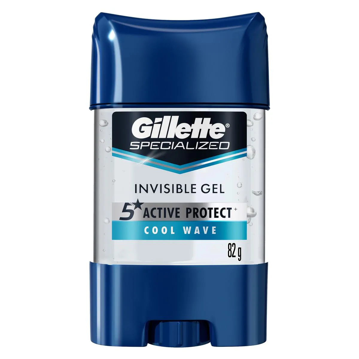 Desodorante Antitranspirante Gillette Specialized Invisible Gel Cool Wave 48h Masculino 82g