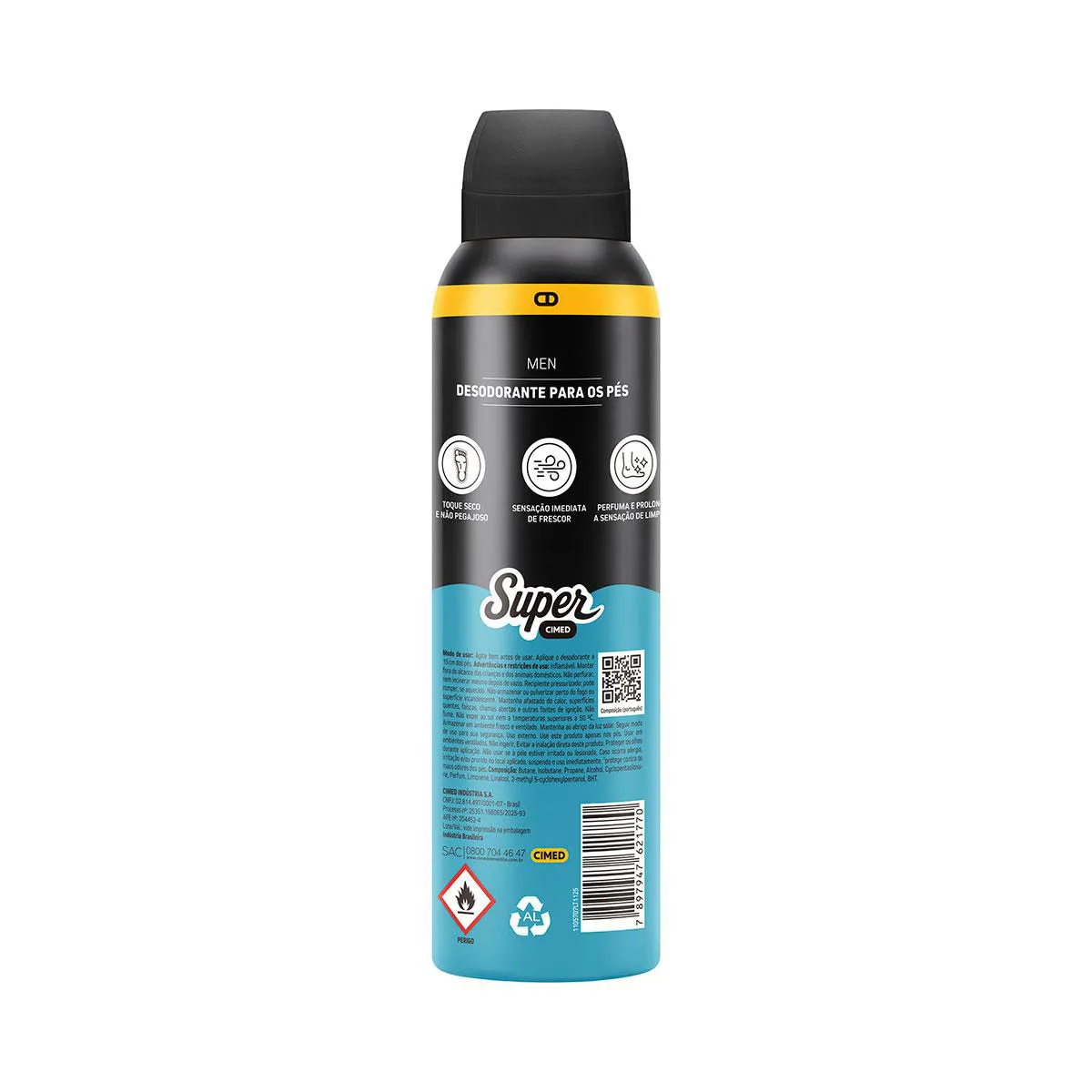 Desodorante Aerosol Super para os Pés 150ml