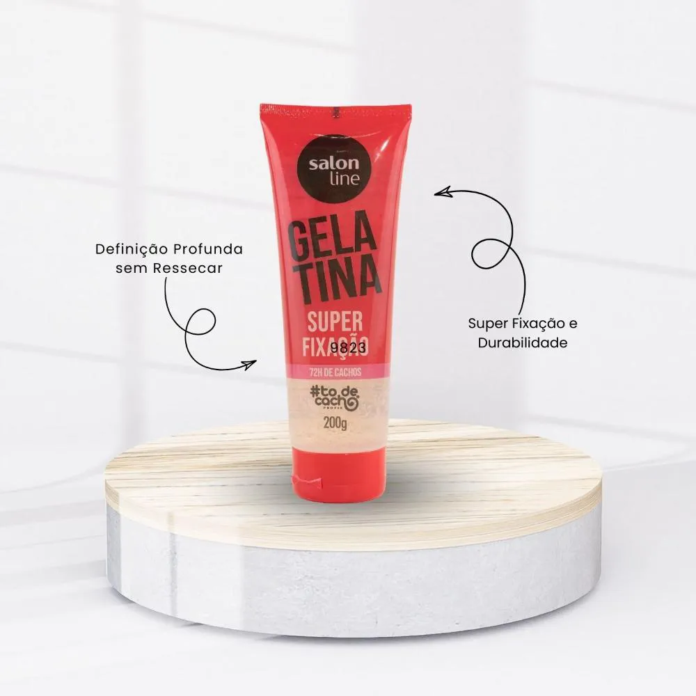 Gelatina Capilar Salon Line Super Fixação Cachos Definição 200 Ml