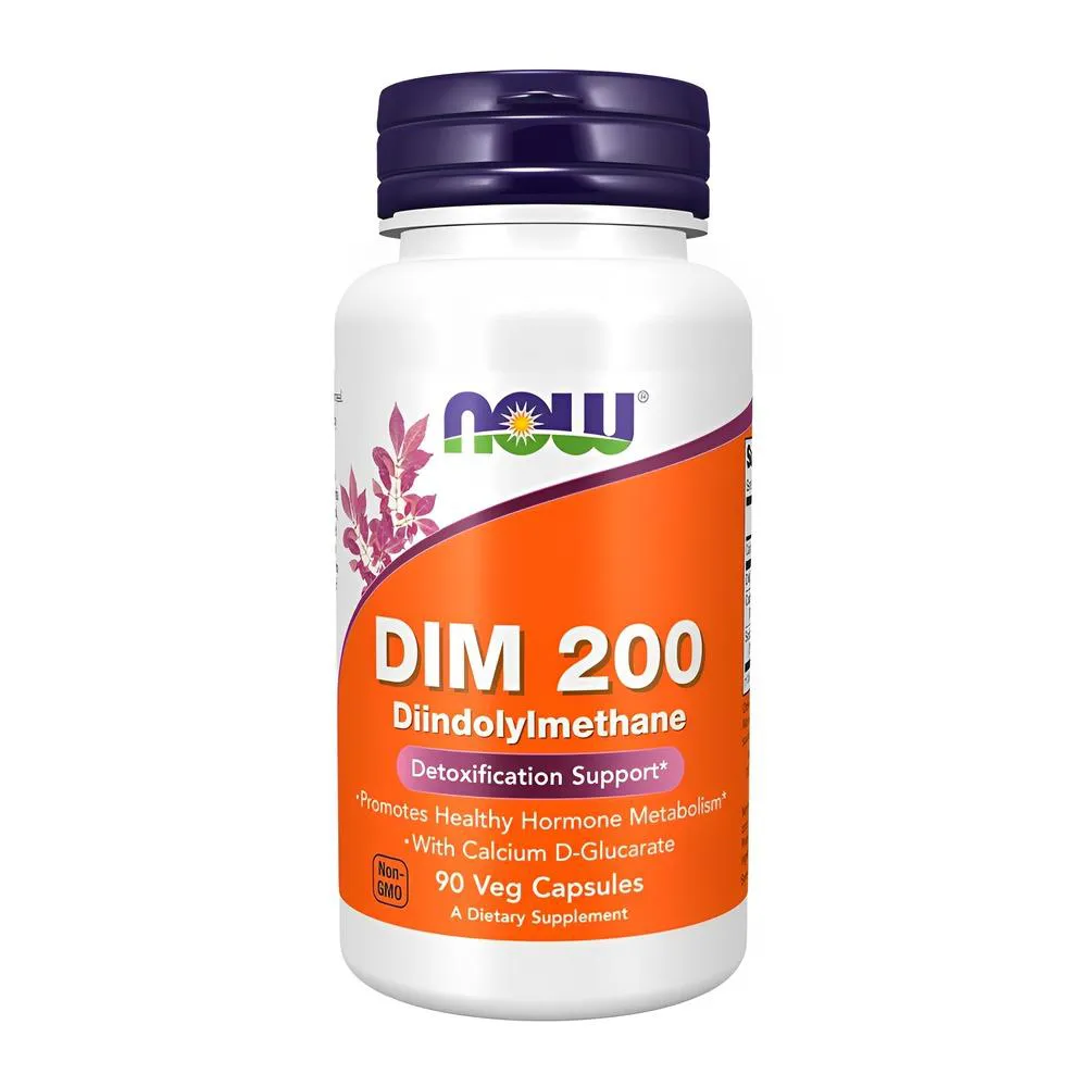 Now Foods Dim 200 W/ Calcium D-Glucarate 90 Vcaps 3049