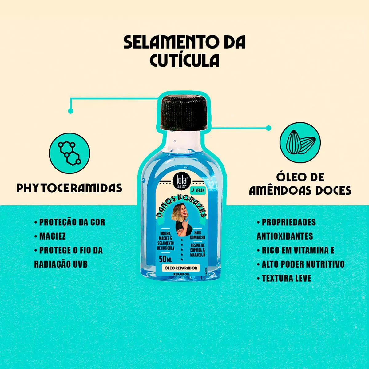 Óleo Reparador Lola Danos Vorazes 50ml