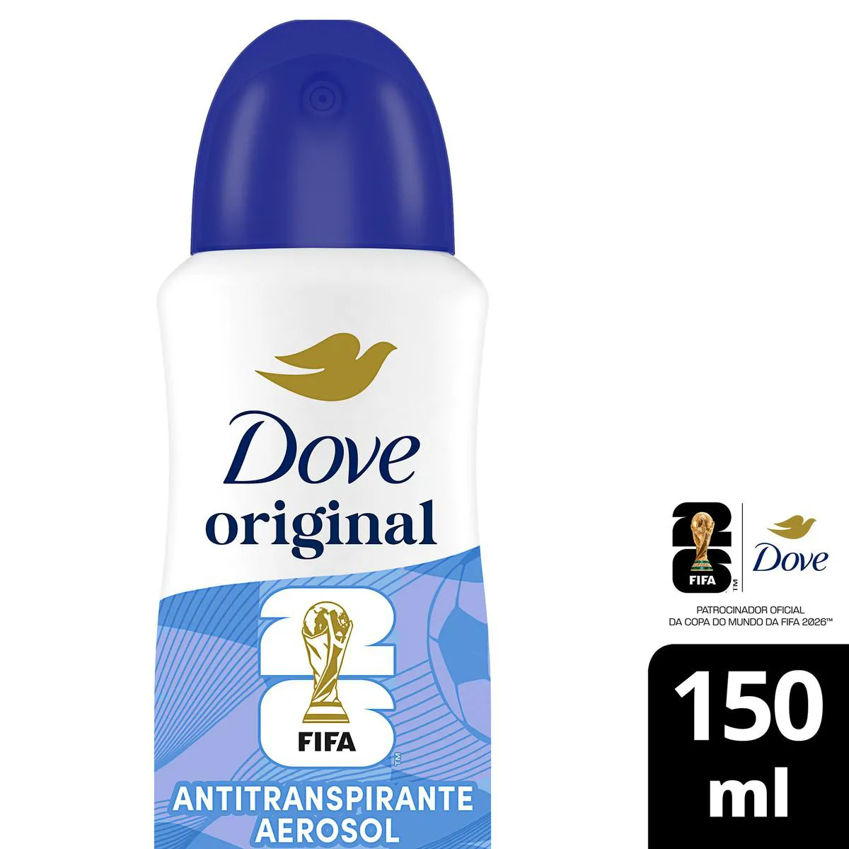 Desodorante Antitranspirante Aerosol Dove Original Feminino 72h 150ml