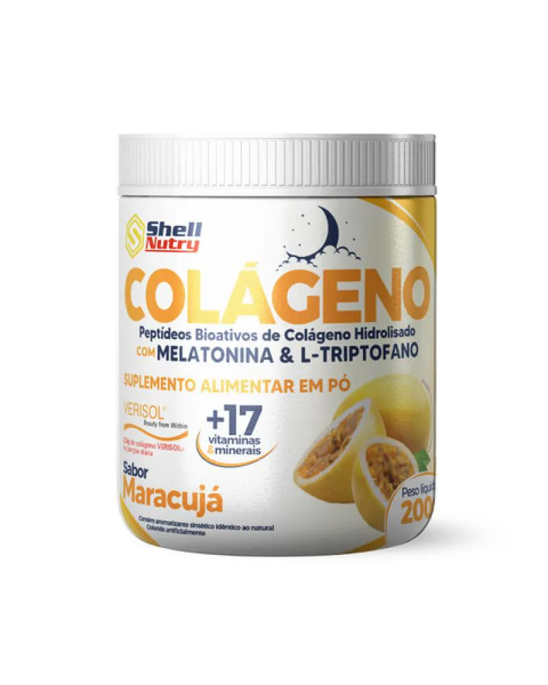 Colágeno Verisol em Pó Sabor Maracujá 200G Shell Nutry