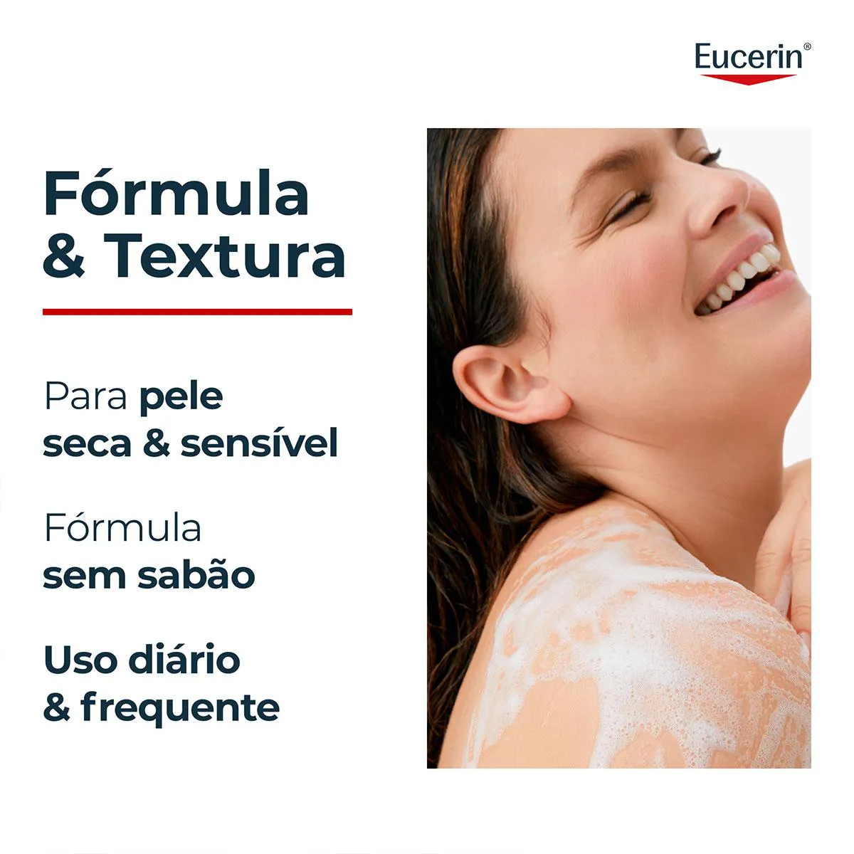 Gel de Limpeza Corporal Eucerin PH5 Pele Seca e Sensivel 400ml