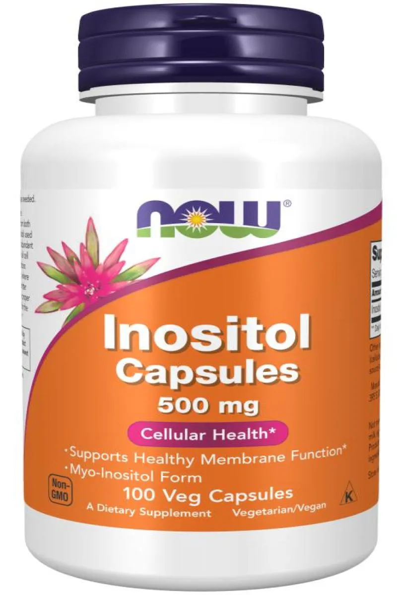 Inositol 500Mg 100 Cápsulas Now Foods