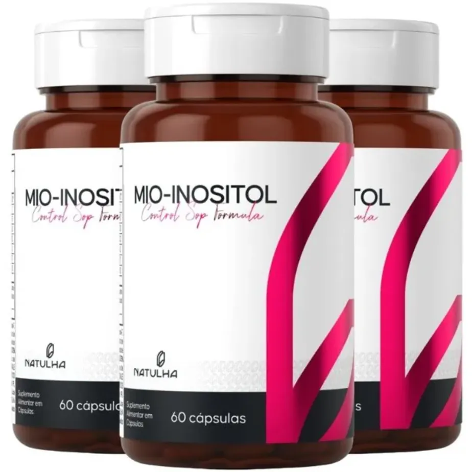 Kit 3x Mio-inositol Control Sop Formula 60 cápsulas - Natulha